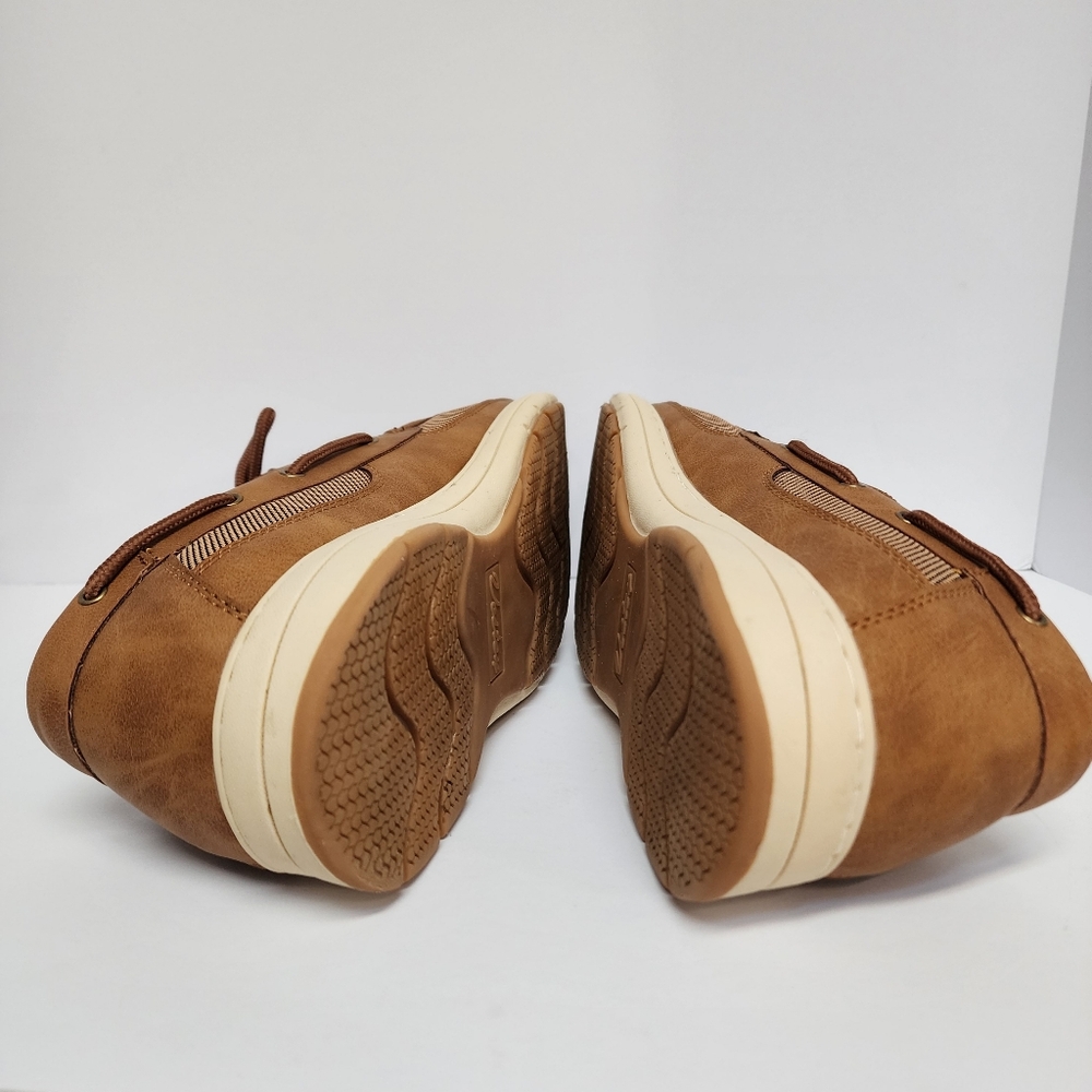 Vostey Men's Casual Boat Shoes in Brown Sz 10.5 - Picture 5 of 11